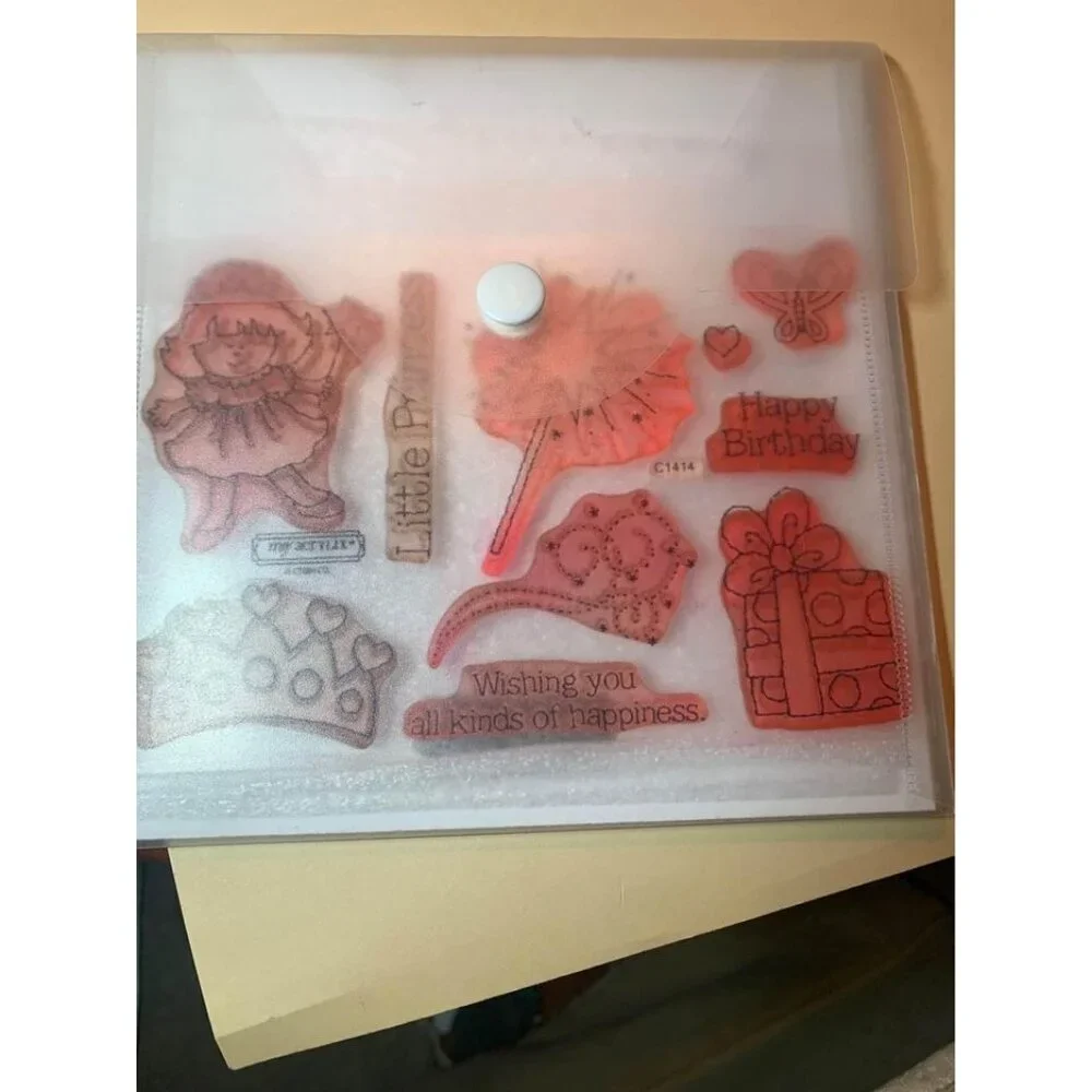 Close To My Heart D1333 Wishing Star Premium Decorative Acrylic Stamps Set